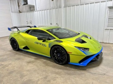 Lamborghini Huracan STO 5.2 V10 640KM 2022 Lamborghini Huracan 2022r., Sto, 5.2L, od ubezpieczalni 5.2 Benzyna 639KM, zdjęcie 4