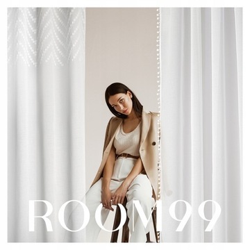 Шторы для гостиной с лентой-лягушкой-туннелем Room99 140х260 Дизайн штор