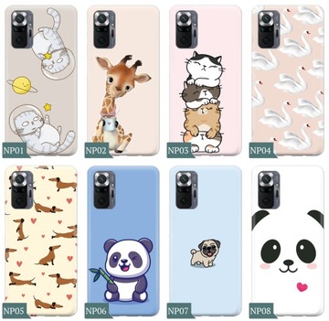 ETUI do XIAOMI REDMI NOTE 10 PRO + SZKŁO WZORY