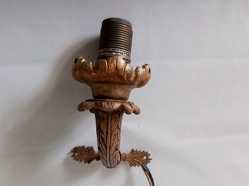 Декорированный латунный каркас настенного светильника