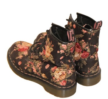 Damskie glany botki Dr. Martens 1460 Victorian Flowers Black r.38