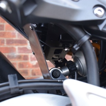 Крышка амортизатора пирамидки черная Yamaha MT-09 SP 2021-2023