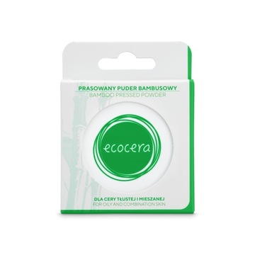 ECOCERA Prasowany puder bambusowy dla cery tłustej/mieszanej