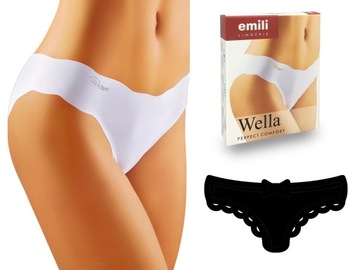 Wella Laserowo Cięte Figi EMILI czarny XL