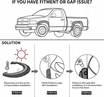 КОМПЛЕКТ УДЛИНИТЕЛЕЙ С ОТВЕРСТИЯМИ DODGE RAM 2019-2023 гг.