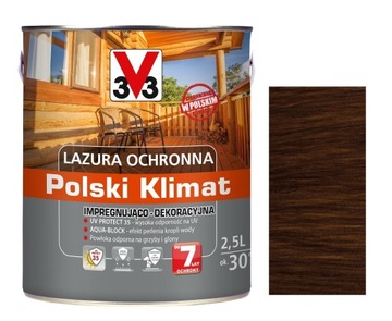 LAZURA V33 POLSKI KLIMAT 7LAT PALISANDER 2.5L
