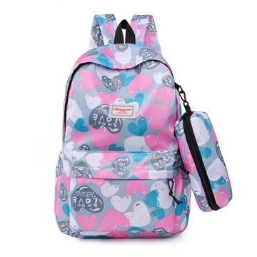 Kobiety Unisex Student Graffiti Print Plecaki