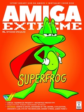 AMIGA EXTREME - OKŁADKA SUPERFROG (PSX EXTREME)