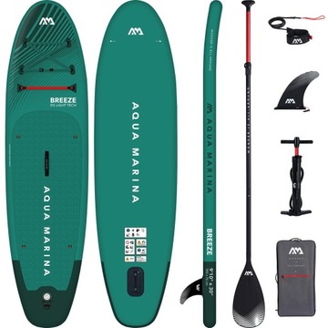 DESKA SUP POMPOWANA WIOSŁO AQUA MARINA BREEZE 9'10