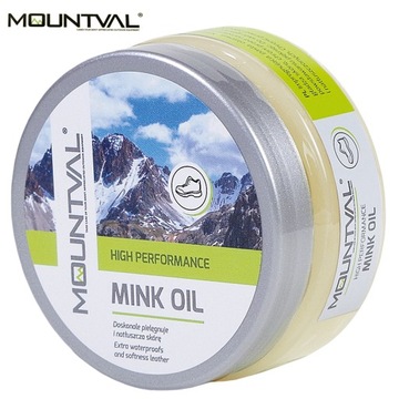 PASTA DO BUTÓW OLEJOWA TŁUSZCZ IMPREGNAT MOUNTVAL MINK OIL