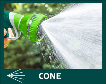 VERTO 15G702 Пистолетный ороситель, 9 функций