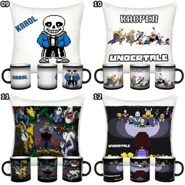 НАБОР UNDERTALE ВОЛШЕБНАЯ КРУЖКА + ПОДУШКА + ИМЯ