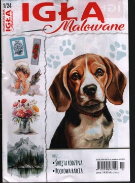 1/2024 Igłą Malowane - Zakładka świąteczna