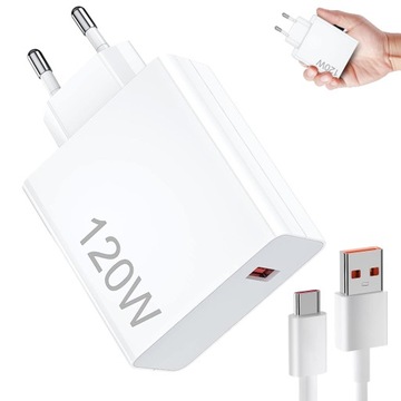 Зарядное устройство Xiaomi 120W Mi Turbo Charge USB C + кабель