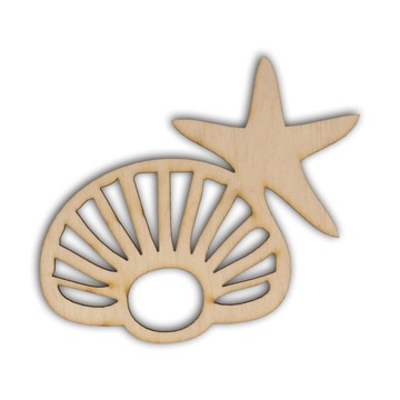 AD436 Muszla z rozgwiazdą