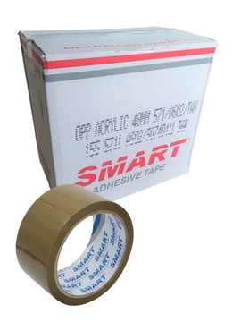 Brązowa taśma pakowa solvent kauczuk mocny klej