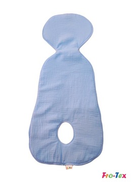 Муслиновая вставка против пота в автокресло/коляску 6-12 месяцев.