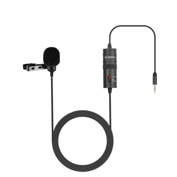 Петличный всенаправленный микрофон BOYA BY-M1 с клапаном