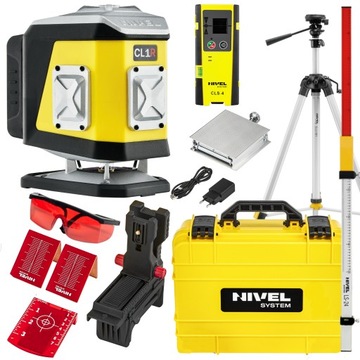 NIWELATOR LASEROWY NIVEL SYSTEM CL1R + STATYW