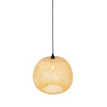 Orientalna lampa wisząca zewnętrzna bambusowa I