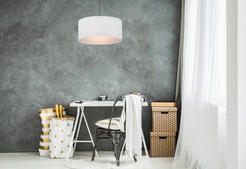 LAMPA WISZĄCA SUFITOWA ŻYRANDOL FI50cm E27 LED SALON SYPIALNIA POKÓJ HOL