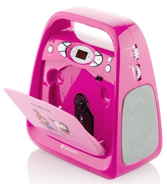 БУМБОКС CD MP3 USB КАРАОКЕ BLUETOOTH МИКРОФОН R