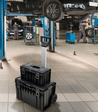 МОДУЛЬНЫЙ ЯЩИК ДЛЯ ИНСТРУМЕНТОВ YATO ТЕЛЕЖКА 2 ЭЛЕМЕНТА.