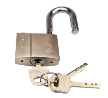 Замок навесной с усиленной дужкой GERDA SECURE S50