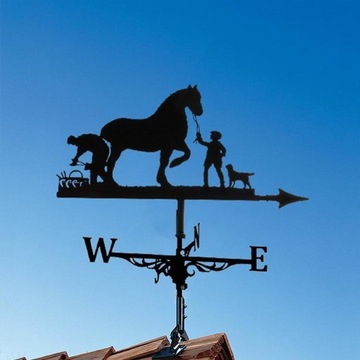 Konik do montażu na płocie Weathervane ze stali nierdzewnej