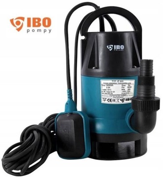 POMPA ZATAPIALNA ZANURZENIOWA IBO IP 900 900W Z PŁYWAKIEM 235l/min MOCNA!!