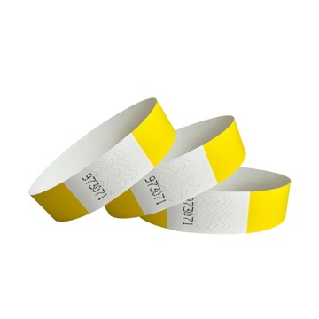 ИДЕНТИФИКАЦИОННЫЕ БРАЛЕТЫ ВХОД 19ММ ЖЕЛТЫЙ