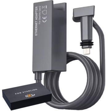 Starlink Ethernet Satelitní adaptér Rozbočovač pro kabelovou síť Dxs