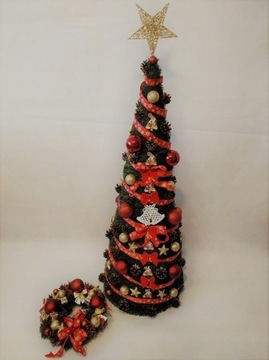 ВЕНОК КРЕМОВЫЙ на стол или дверь, 30 см