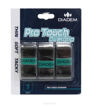 Owijka wierzchnia Diadem Pro Touch 3szt - czarne