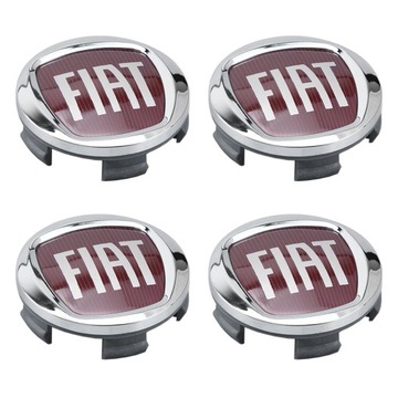 4Szt.DEKLE DEKIELKI KAPSLE DO FELG 60mm FIAT