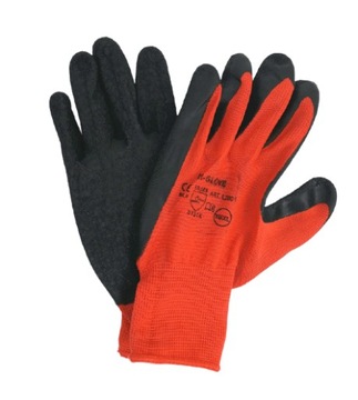 RĘKAWICE ROBOCZE LATEKS LATEX NYLON ROZMIAR M 8