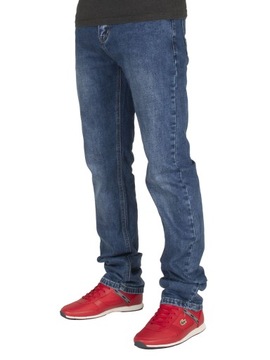 Spodnie męskie jeans W:39 102 CM L:36 granat