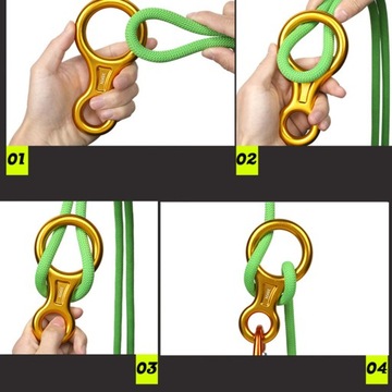 2 шт. восьмерка из сплава для скоростного спуска