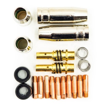 НАБОР ДЕТАЛЕЙ MIG РУКОЯТКА MB-15 1,2 мм 20 шт.