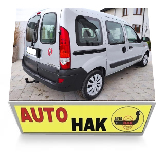 BEZ ŘEZANÍ NÁRAZNÍKU ZAŘÍZENÍ(HÁK) TÁŽNÝ DO NISSAN KUBISTAR 2003-2009 2WD