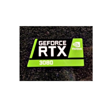 Naklejka nVidia GEFORCE RTX 3080, 24 x 15 mm [535g]