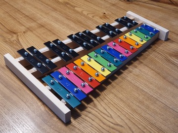 КОЛОКОЛЬЧИКИ 27 ТОНОВ РАЗНОЦВЕТНЫЕ ДЕРЕВЯННЫЕ КЛАМБЕРЫ