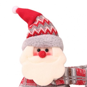 Дед Мороз Рождественский гном Рождественский липучка 34 см Норвежские узоры KS