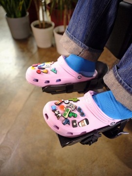 Детские шлепанцы Crocs, легкая обувь, летние сабо, классика 33-34 J2