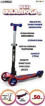 ТРЕХКОЛЕСНЫЙ БАЛАНСОВЫЙ САМОКАТ СО СВЕТОДИОДНЫМИ КОЛЕСАМИ для детей