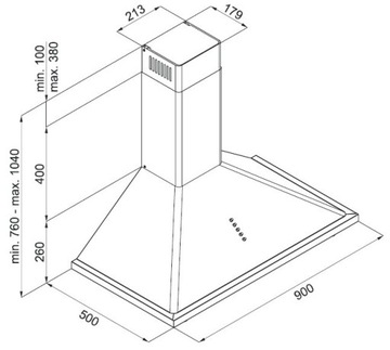 Капюшон Vestfrost VE-90RSABG