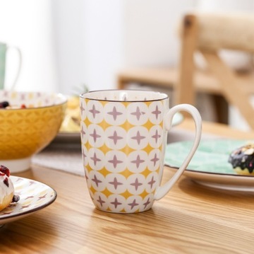 красочная посуда с рисунком в стиле БОХО ETNO VANCASSO TULIP SERVICE 16 шт./4 чел.