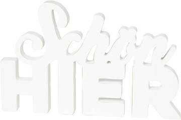 Деревянная надпись 