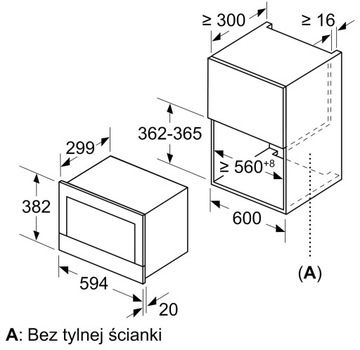 Встраиваемая микроволновая печь Bosch BFR634GS1.