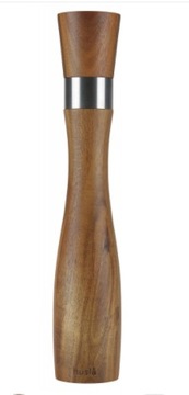 Ручная кофемолка Husla, дерево, 30 г, оттенки коричневого и бежевого.